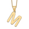 Thumbnail Image 1 of Initial M Necklace 14K Yellow Gold 18&quot;