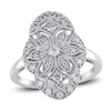 Thumbnail Image 1 of Diamond Vintage Ring 3/8 ct tw Round 14K White Gold