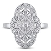 Thumbnail Image 3 of Diamond Vintage Ring 3/8 ct tw Round 14K White Gold