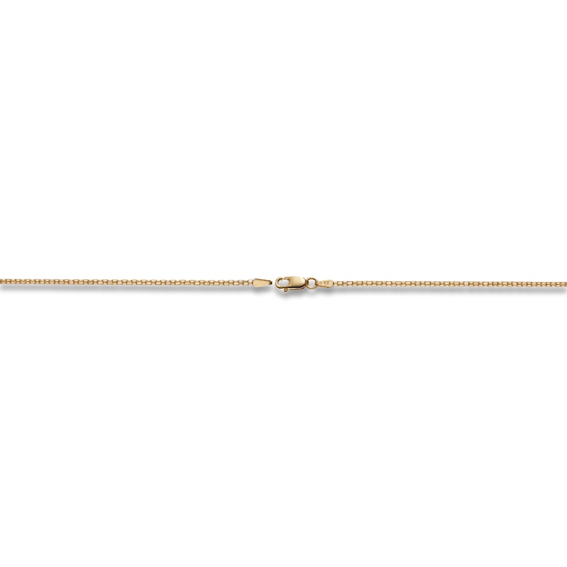 LUSSO by Italia D'Oro Men's Bismarck Chain Necklace 14K Yellow Gold 20" 1.28mm