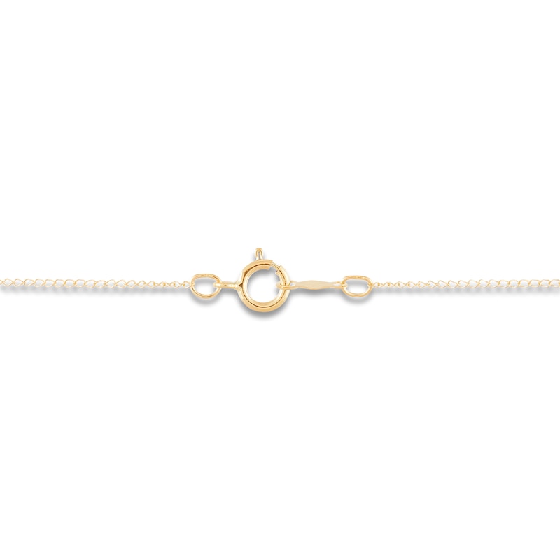 Children's Heart Necklace 14K Two-Tone Gold