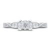 Thumbnail Image 3 of Diamond Halo Engagement Ring 1/3 ct tw Round 14K White Gold