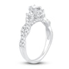 Thumbnail Image 2 of Diamond Twist Engagement Ring 1 ct tw Oval/Round 14K White Gold