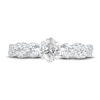 Thumbnail Image 3 of Diamond Twist Engagement Ring 1 ct tw Oval/Round 14K White Gold