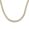 Thumbnail Image 1 of Semi-Solid Curb Chain Necklace 14K Yellow Gold 22&quot; 11.2mm