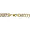 Thumbnail Image 3 of Semi-Solid Curb Chain Necklace 14K Yellow Gold 22&quot; 11.2mm