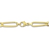 Thumbnail Image 2 of High-Polish Oval Link Necklace 14K Yellow Gold 24&quot; 7mm