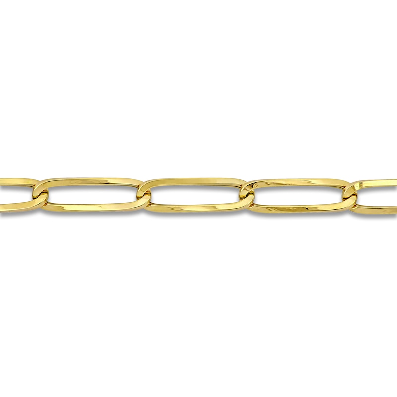 Main Image 3 of High-Polish Oval Link Necklace 14K Yellow Gold 24&quot; 7mm