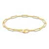 Thumbnail Image 1 of Paperclip Chain Bracelet 14K Yellow Gold 7.25&quot; 3.8mm