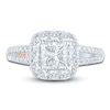 Thumbnail Image 2 of Pnina Tornai Diamond Engagement Ring 1-3/4 ct tw Princess/Round 14K White Gold