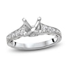 Thumbnail Image 1 of Diamond Engagement Ring Setting 1/2 ct tw Round 14K White Gold