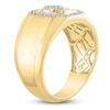 Thumbnail Image 1 of Men's Diamond Cross Ring 1/3 ct tw 14K Yellow Gold