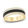 Thumbnail Image 1 of Pnina Tornai Men's Black Diamond Ring 1/2 ct tw 14K Yellow Gold