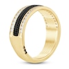 Thumbnail Image 2 of Pnina Tornai Men's Black Diamond Ring 1/2 ct tw 14K Yellow Gold