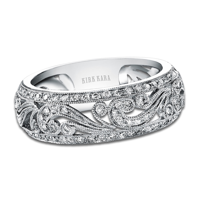 Kirk Kara Diamond Scroll Ring 3/8 ct tw 14K White Gold | Jared