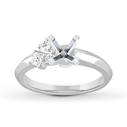 Certified Diamond Engagement Ring Setting 1/4 ct tw 14K White Gold