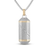Thumbnail Image 0 of Forged by Jared Men's Necklace 18K Yellow Gold, Damascus Steel & Sterling Silver 24"