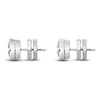 Thumbnail Image 3 of Men's Diamond Hexagon Stud Earrings 1/8 ct tw Stainless Steel