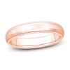 Thumbnail Image 1 of Men's Polished Milgrain Wedding Band 14K Rose Gold 4.3mm