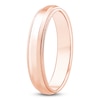 Thumbnail Image 2 of Men's Polished Milgrain Wedding Band 14K Rose Gold 4.3mm