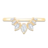 Thumbnail Image 3 of Pear, Marquise & Baguette-Cut Diamond Contour Ring 1/5 ct tw 14K Yellow Gold