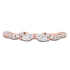 Thumbnail Image 2 of Certified Marquise-Cut and Round Diamond Twist Anniversary Ring 1/3 ct tw 14K Rose Gold