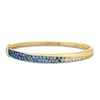 Thumbnail Image 1 of Le Vian Denim Ombré Sapphire Bangle Bracelet 14K Honey Gold