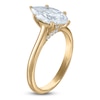 Thumbnail Image 2 of Marquise-Cut Lab-Created Diamond Solitaire Plus Engagement Ring 2 ct tw 18K Yellow Gold (VS2/F)