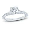 Thumbnail Image 0 of Diamond Hidden Halo Engagement Ring 1-1/2 ct tw Round 14K White Gold