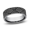 Thumbnail Image 1 of Snake Wedding Band Gray Tantalum 7mm