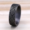 Thumbnail Image 4 of Snake Wedding Band Gray Tantalum 7mm