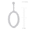 Thumbnail Image 2 of Diamond Earrings 5-1/4 ct tw Round 14K White Gold