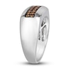 Thumbnail Image 4 of Le Vian Men's Chocolate Diamond Ring 1/2 ct tw Round 14K Vanilla Gold