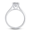 Thumbnail Image 2 of Lab-Created Diamond Solitaire Ring 2-1/2 ct tw Oval 14K White Gold (F/VS2)