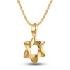 Thumbnail Image 3 of 1933 by Esquire Men's Star of David Pendant Necklace 14K Yellow Gold-Plated Sterling Silver 22&quot;