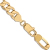 Thumbnail Image 2 of Solid Flat Figaro Chain Necklace 14K Yellow Gold 22" 7.5mm