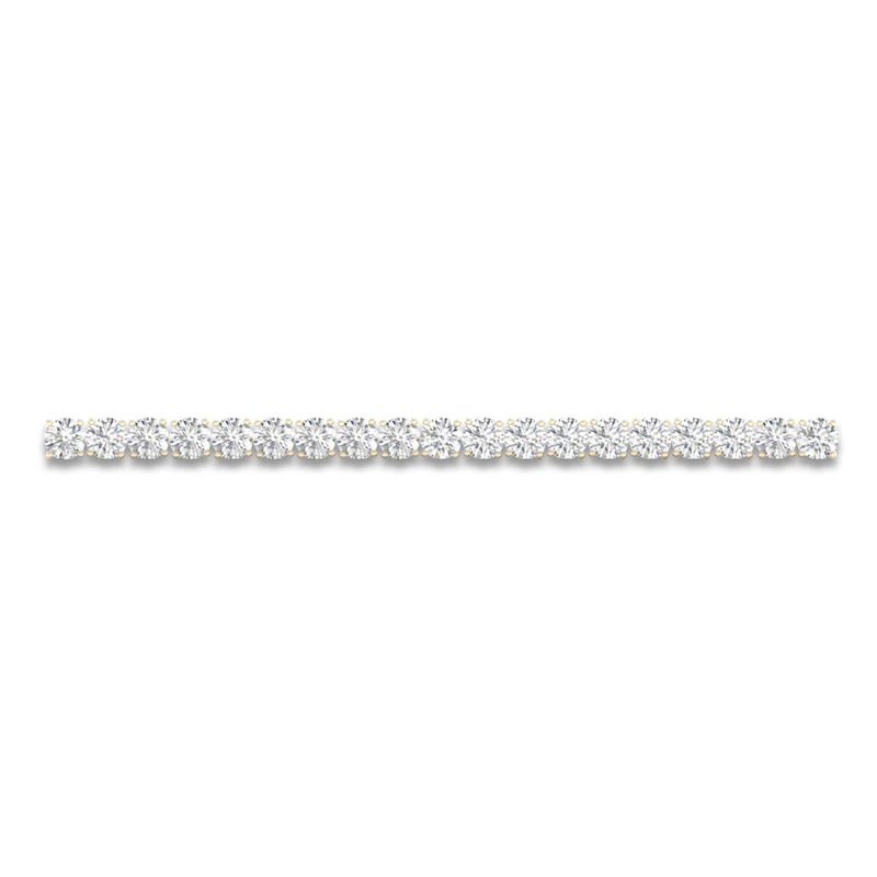 Lab-Created Diamond Bolo Tennis Bracelet 3 ct tw 14K Yellow Gold