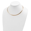 Thumbnail Image 4 of Reversible Omega Chain Necklace 14K Two-Tone Gold 18&quot; 2.0mm