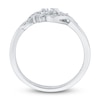 Thumbnail Image 3 of Diamond Engagement Ring 5/8 ct tw Round/Marquise 14K White Gold