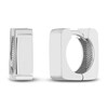 Thumbnail Image 1 of Square Huggie Earrings 14K White Gold