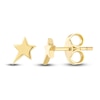 Thumbnail Image 2 of Star Stud Earrings 14K Yellow Gold