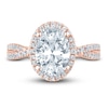 Thumbnail Image 3 of Pnina Tornai Lab-Created Diamond Engagement Ring 3 ct tw Oval/Round 14K Rose Gold