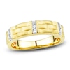 Thumbnail Image 1 of Men's Diamond Wedding Band 1/5 ct tw Round 14K Two-Tone Gold