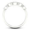 Thumbnail Image 4 of Diamond Wedding Band 1/6 ct tw Round 14K White Gold