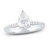 Thumbnail Image 1 of Diamond Engagement Ring 1-1/3 ct tw Pear/Round Platinum