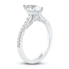 Thumbnail Image 2 of Diamond Engagement Ring 1-1/3 ct tw Pear/Round Platinum