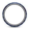 Thumbnail Image 4 of Men's Wedding Band Black Zirconium/Blue Ion-Plating 8.0mm