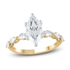 Thumbnail Image 1 of Lab-Created Diamond Engagement Ring 2 ct tw Marquise 14K Yellow Gold