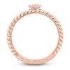 Thumbnail Image 4 of Floral Ring Diamond Accent 14K Rose Gold