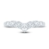 Thumbnail Image 3 of Pnina Tornai Diamond Contoured Wedding Band 3/4 ct tw Round 14K White Gold